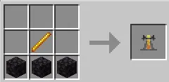 Огненный стержень в Minecraft