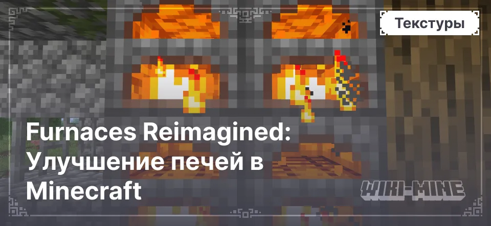 Furnaces Reimagined: Улучшение печей в Minecraft