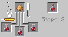 Добавление светокаменной пыли