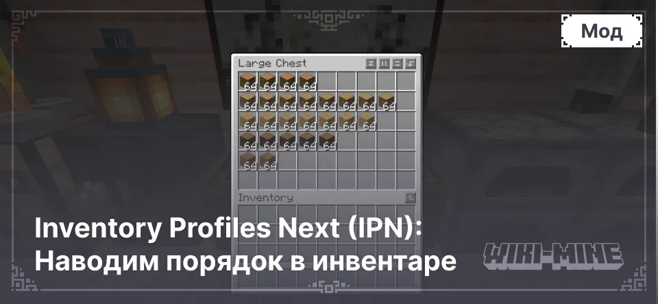 Inventory Profiles Next (IPN): Наводим порядок в инвентаре